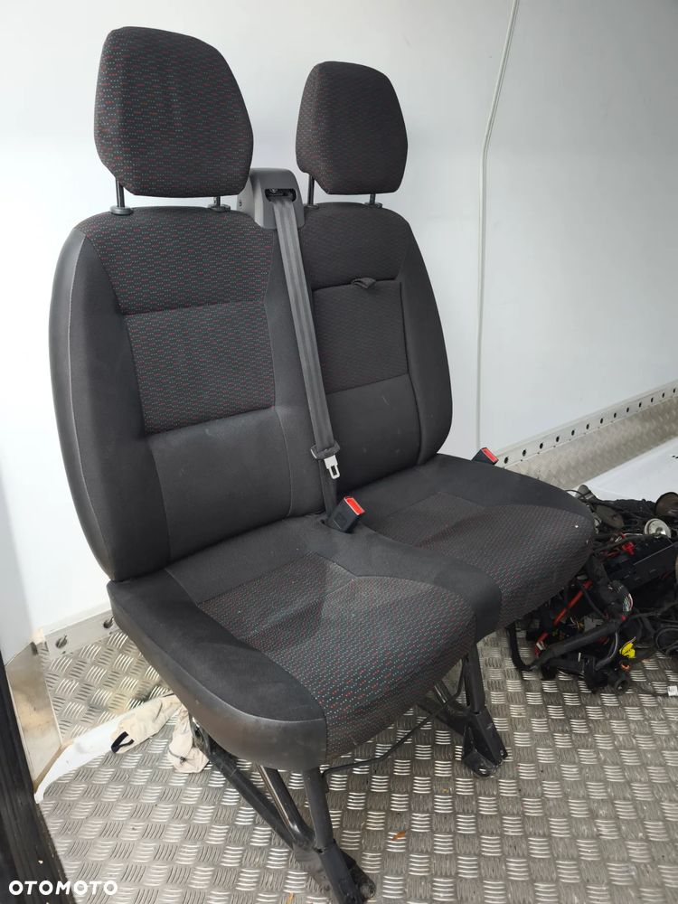 Fotel ławka dwójka pasażera Citroen Jumper Peugeot Boxer Ducato III Lift 2006-2024 - 1