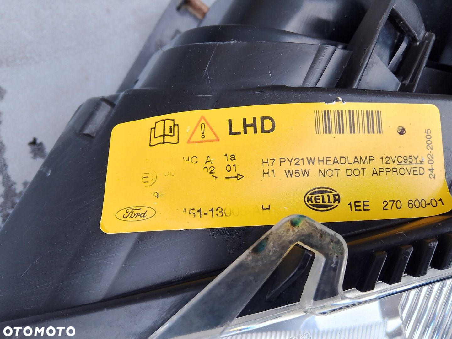Lampa Lewa Przód Ford C-Max I 3M51-13006-AH - 3