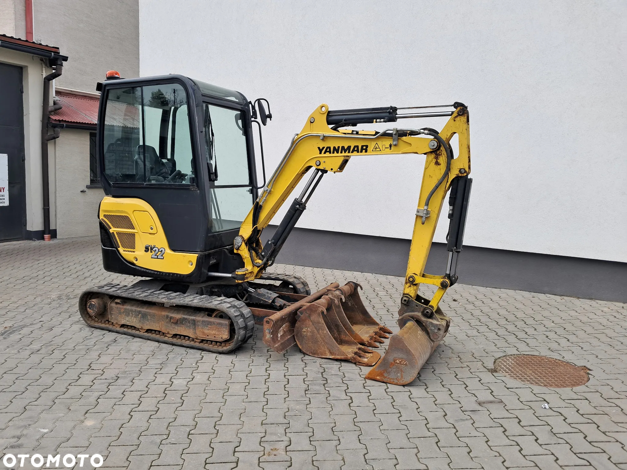 Yanmar SV 22 minikoparka waga 2275kg 2.3T *3 łyżki * 2021r * 1150 mtg * szybkozłącze * silnik Yanmar dwie prędk jazdy - 12