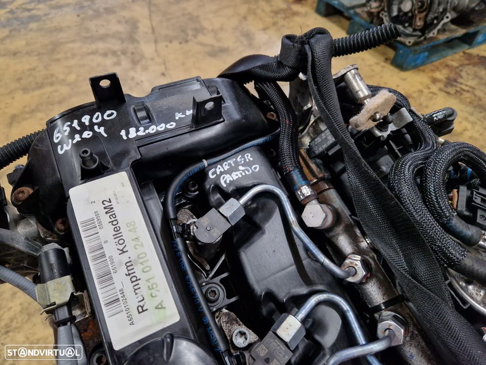 Motor usado 651900 MERCEDES CLASS C W204 220CDI 170CV OM651 W212 - 6