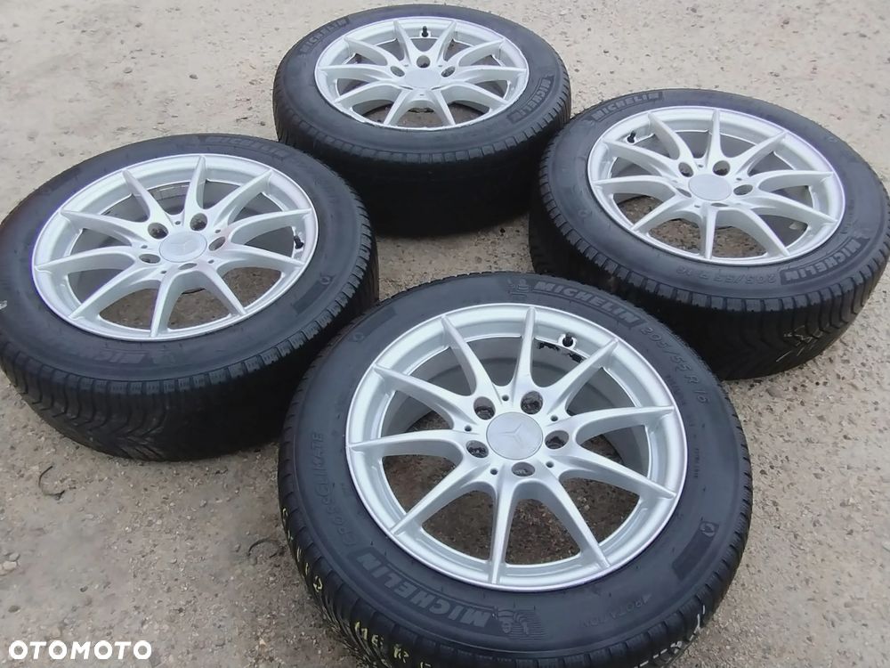 5x112 Felgi Aluminiowe Alufelgi 16 Mercedes Koła Całoroczne Wielosezonowe A klasa W176 W169 B W246 W245 CLA W117 A117 C W204 Legnica ALU-RAD 205/55 5mm - 3