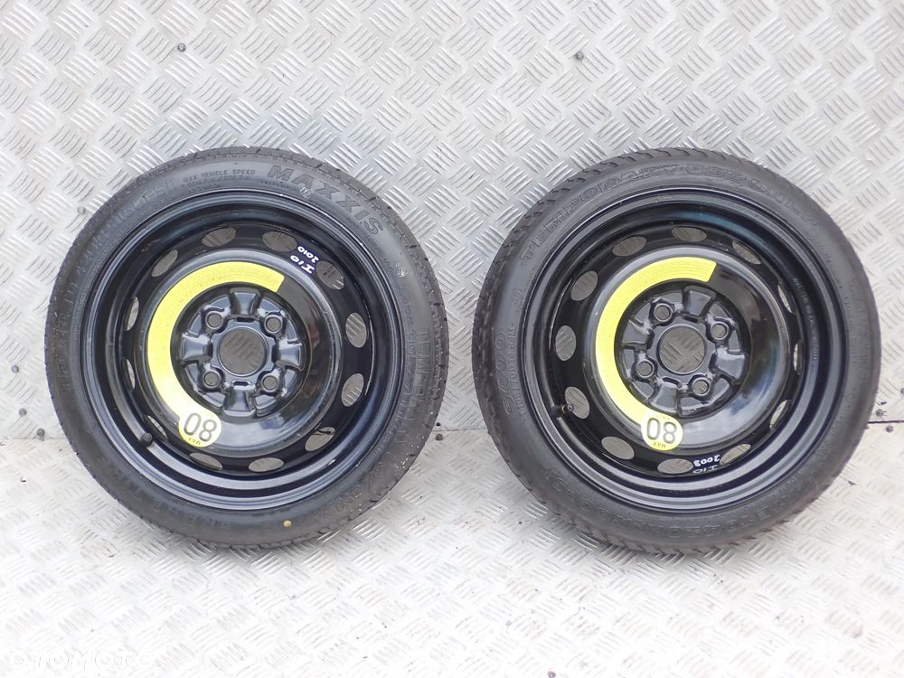 KOŁO ZAPASOWE DOJAZDOWE HYUNDAI I10  2010 ROK ET 46  105/70/14 DOSTEPNE 2 SZUKI - 1