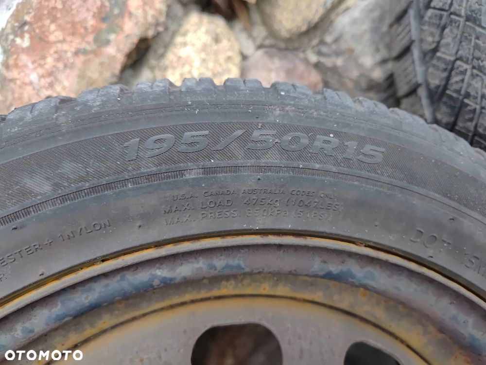 FIESTA MK7 KOŁA KOŁO FELGA ZIMOWE 15" 195/50 ET 47,5 - 4