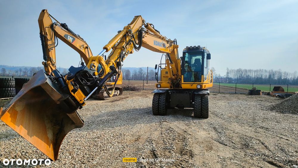 Komatsu PW 160 -8,  rototilt, system UNICONTROL 3 D GPS - 6