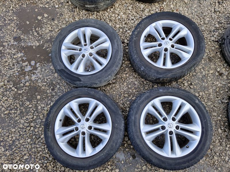 nissan qashqai ii j11 felgi aluminiowe alufelgi 17" cali 5x114.3 6,5j 40300br07a - 1
