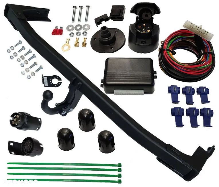 HAK HOLOWNICZY Z KULĄ ODKRĘCANĄ NA DWIE ŚRUBY +MODUŁ7PIN+7/13P CHRYSLER PACIFICA 2 II od2016 - 2