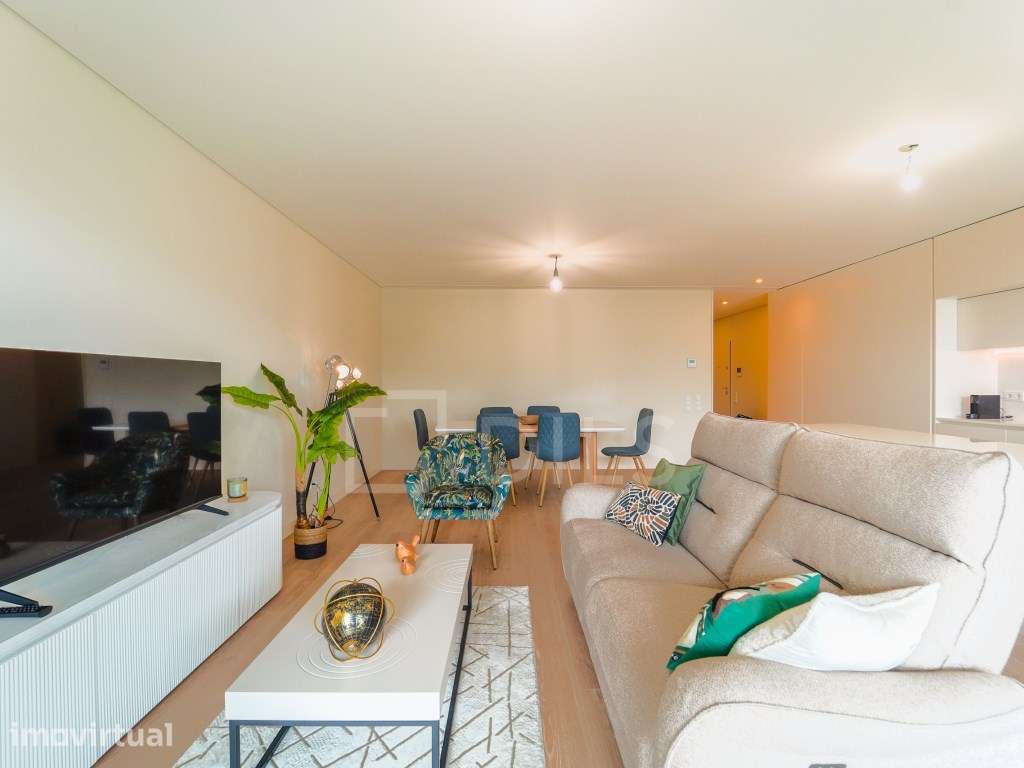 Apartamento T2 mobilado, com rooftop e vista mar, em Canidelo - Grande imagem: 3/31