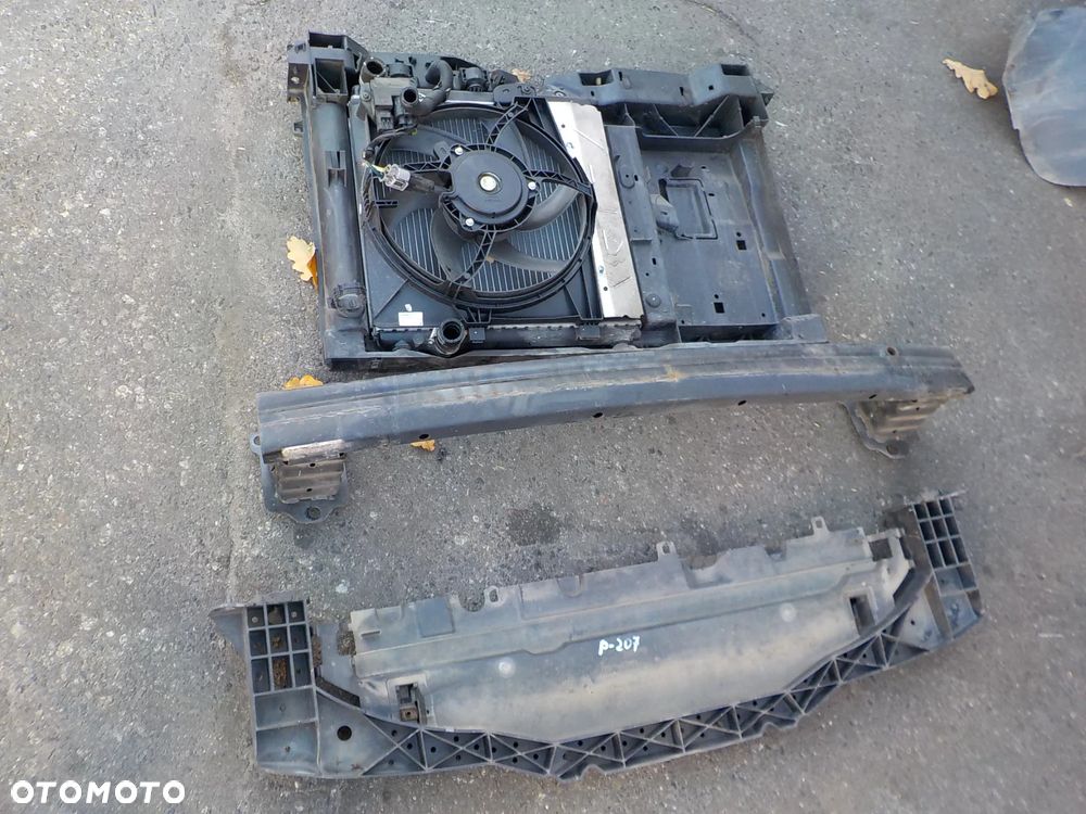 wzmocnienie pas przód chłodnice komplet peugeot 207 1,4 hdi - 1