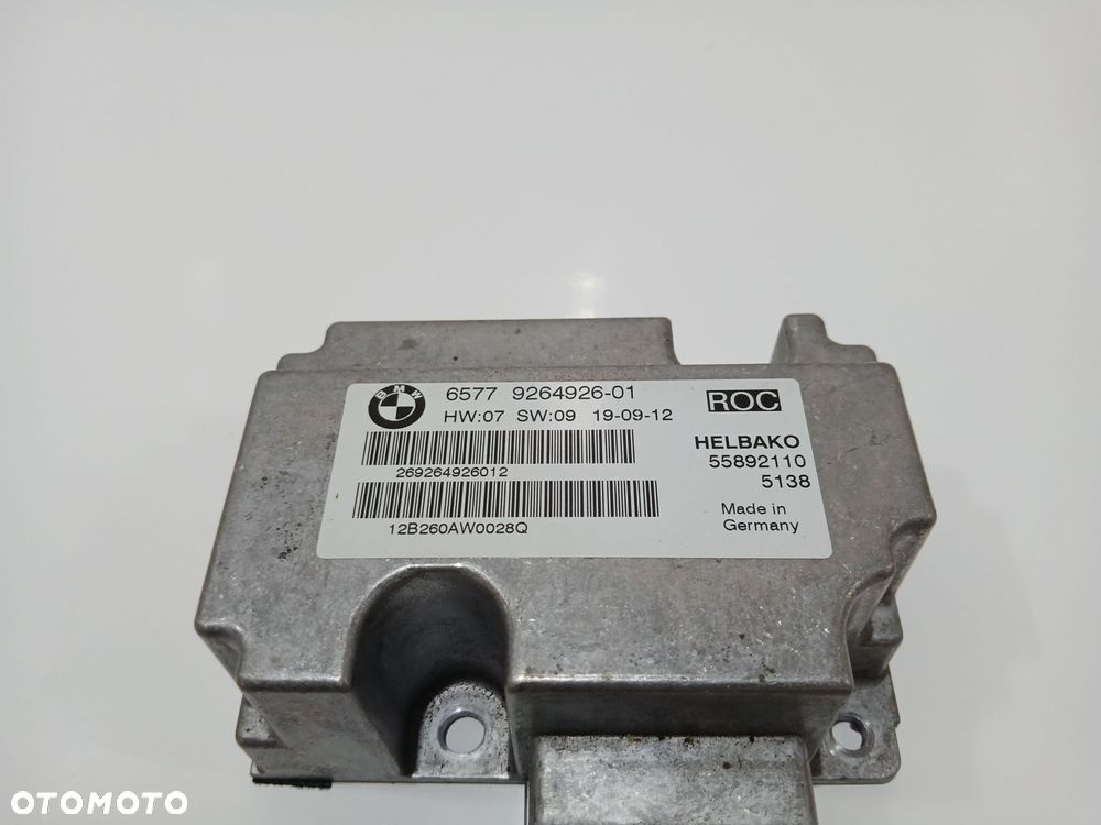 SENSOR PODUSZKI AIRBAG BMW E88 E93 OE 9264926 (20186204) - 2