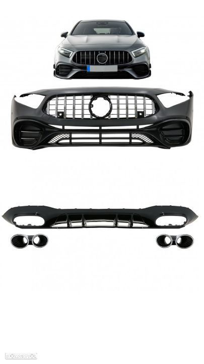 Body Kit Mercedes A W177 (2018 a 2022) Look A45 AMG - 1