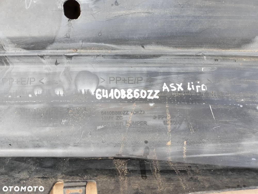 MITSUBISHI ASX I LIFT 2013-2017 ZDERZAK TYŁ PDC 6410B860ZZ - 7