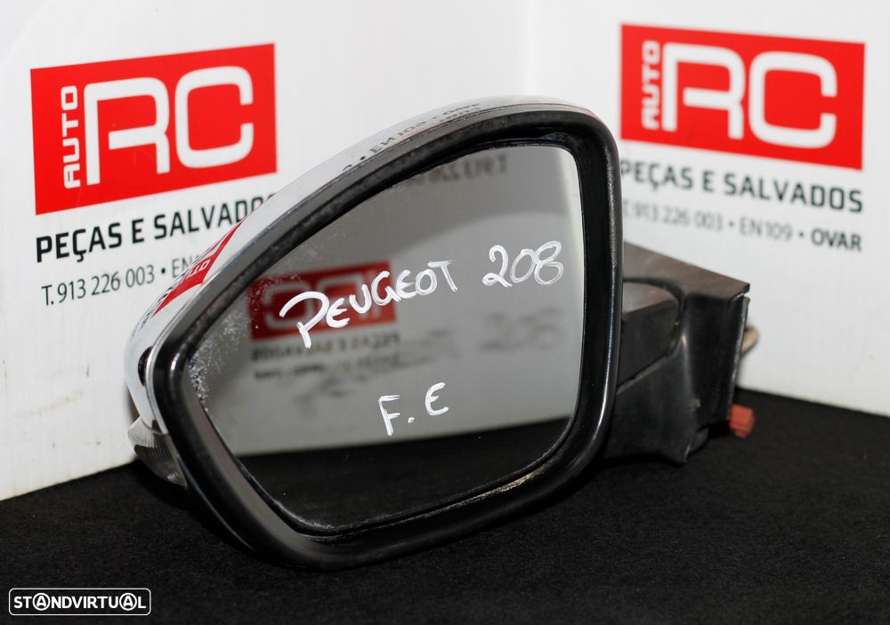 ESPELHO RETROVISOR ESQUERDO PEUGEOT 208 - 2