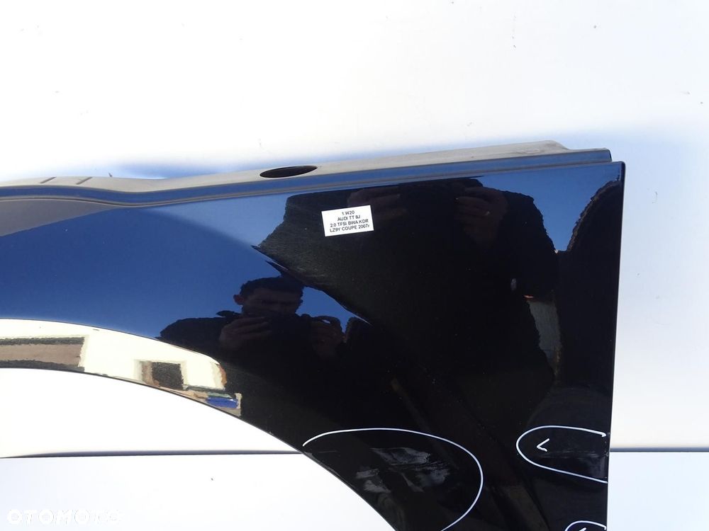 BŁOTNIK LEWY PRZÓD PRZEDNI LZ9Y AUDI TT 8J 06-14r COUPE CABRIO - 8
