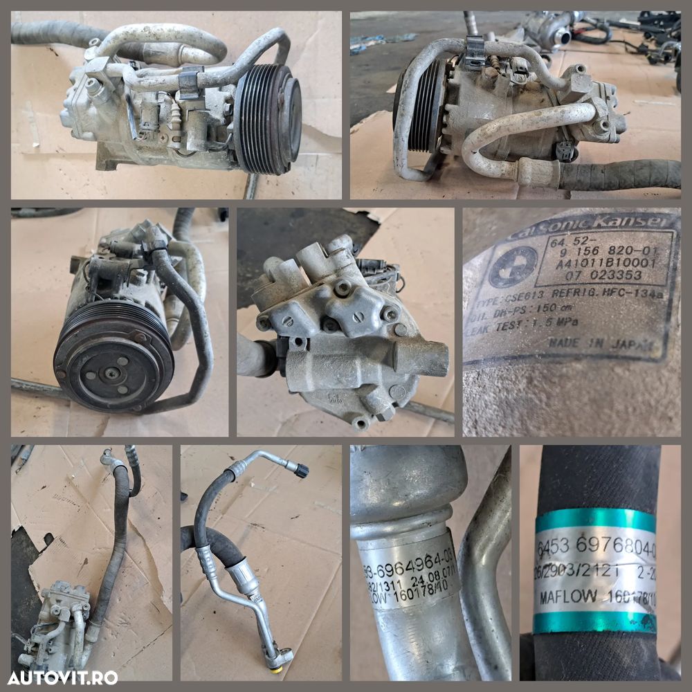 Anexe motor N43 bmw 116i alternator rampa injectoare injectoare pompa vacuum pompa inalta presiune clapeta acceleratie compresor pompa apa instalatie electrica motor - 5