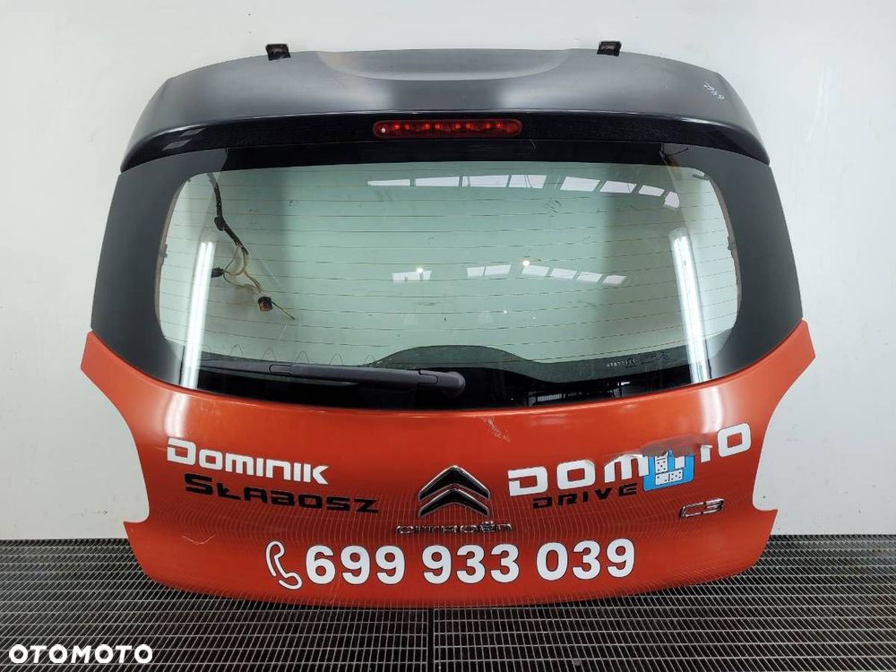 KLAPA TYŁ CITROEN C3 III 5D HATCHBACK KNT KOMPLETNA - 1