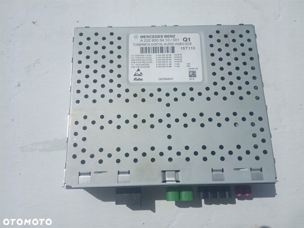 MERCEDES W205 W217 W222 TUNER RADIO TV A2229003410 - 4