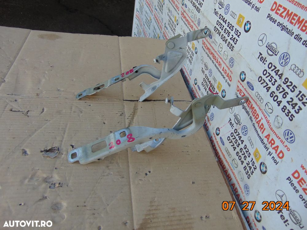 Balamale capota Peugeot 208 dupa 2019 Opel corsa F cod 9823211580 9823211680 - 5