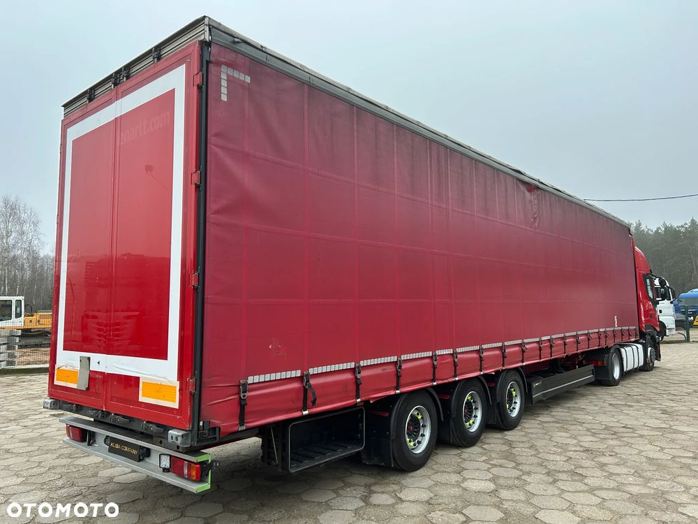 Berger FIRANKA MEGA 5170 KG BARDZO LEKKA / SAF OSIE / OŚ PODNOSZONA / 2019 ROK / BERGER ECOTRAIL LIGHT MEGA / OPONY R 19.5 / 2 KOŁA ZAPASOWE / DACH PODNOSZONY i REGULOWANY !! - 5