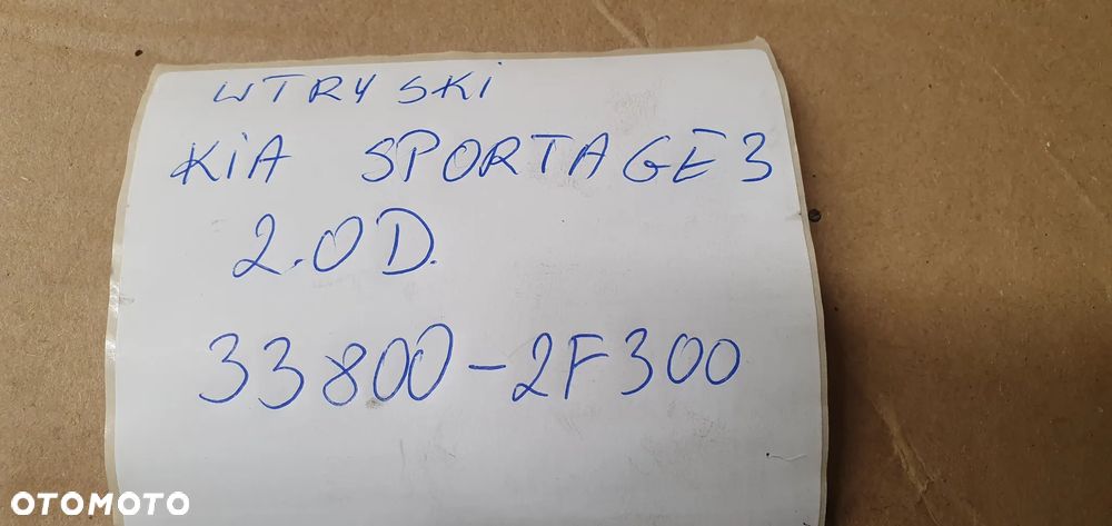 Wtrysk wtryskiwacz wtryskiwacze wtryski paliwa Kia Sportage III 2.0 CRDI 33800-2F300 - 14