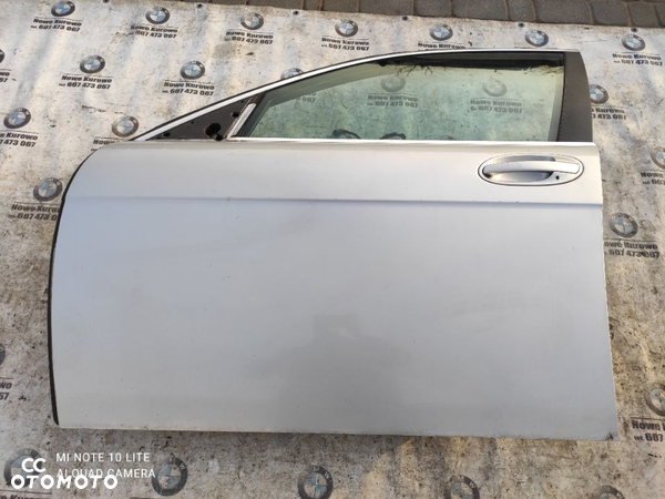 BMW E65 Drzwi Lewe Przednie Przód Titansilber 354