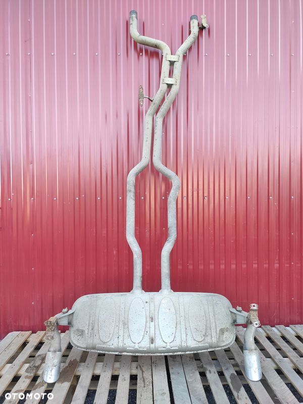 AUDI Q7 4L 4.2TDI TŁUMIK KOŃCOWY KOMPLETNY ORYGINALNY ZDROWY - 1