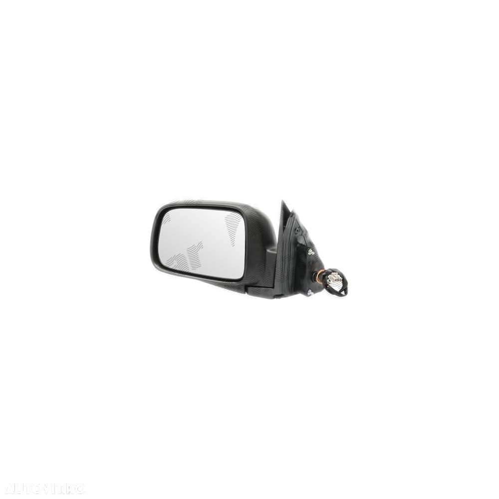 Oglinda exterioara Honda Crv (Rd), 01.2002-12.2004, Honda Crv (Rd), 01.2005-10.2006 , partea Stanga, culoare sticla crom , sticla convexa, cu carcasa neagra, ajustare electrica, 76250S9AA01; 76250-S9A-A01; - 1