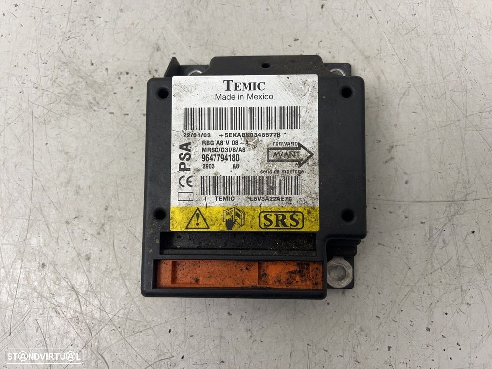 Centralina airbag CITROEN C3 I REF. 9647794180 - 1