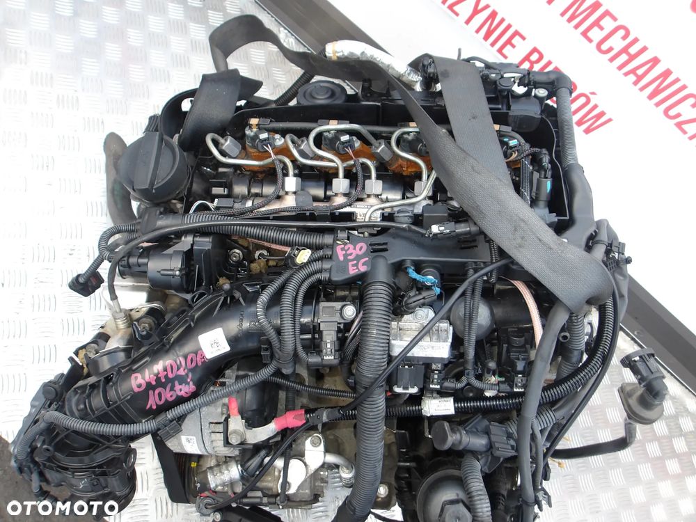 SILNIK KOMPLETNY BMW F30 2.0D 190KM B47D20A 16r. 106 TYS - 2