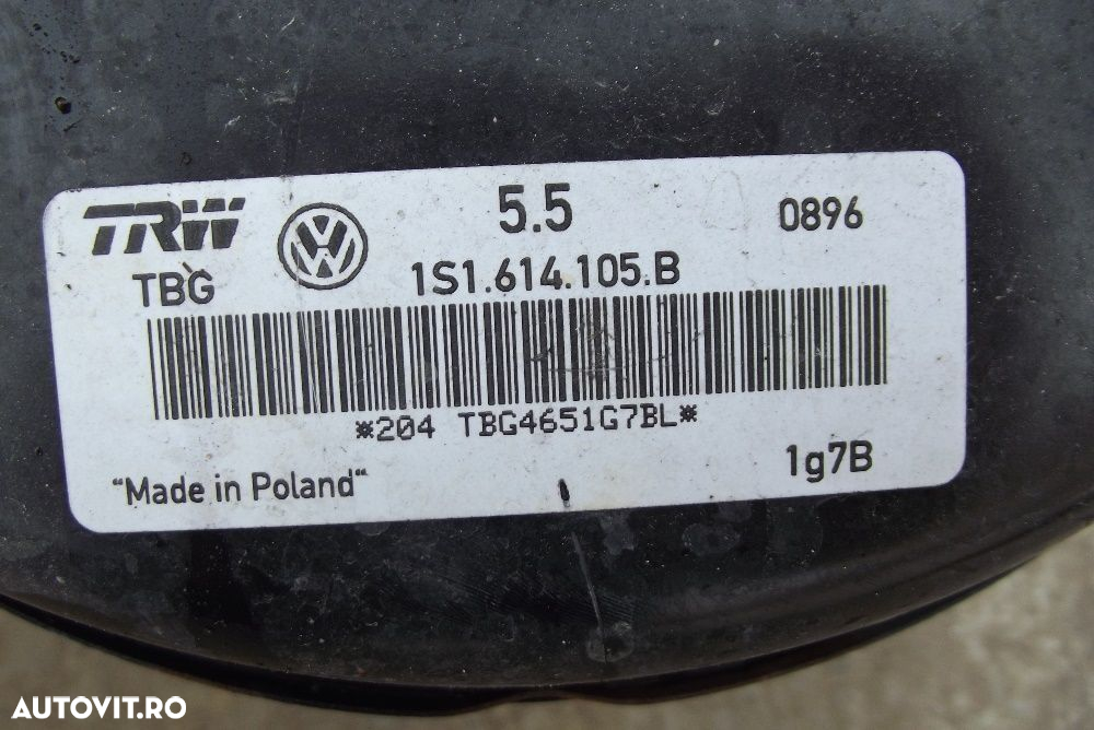 Pompa servofrana VW Up Seat Mii Skoda Citygo Rapid pompa frana tulumba - 3
