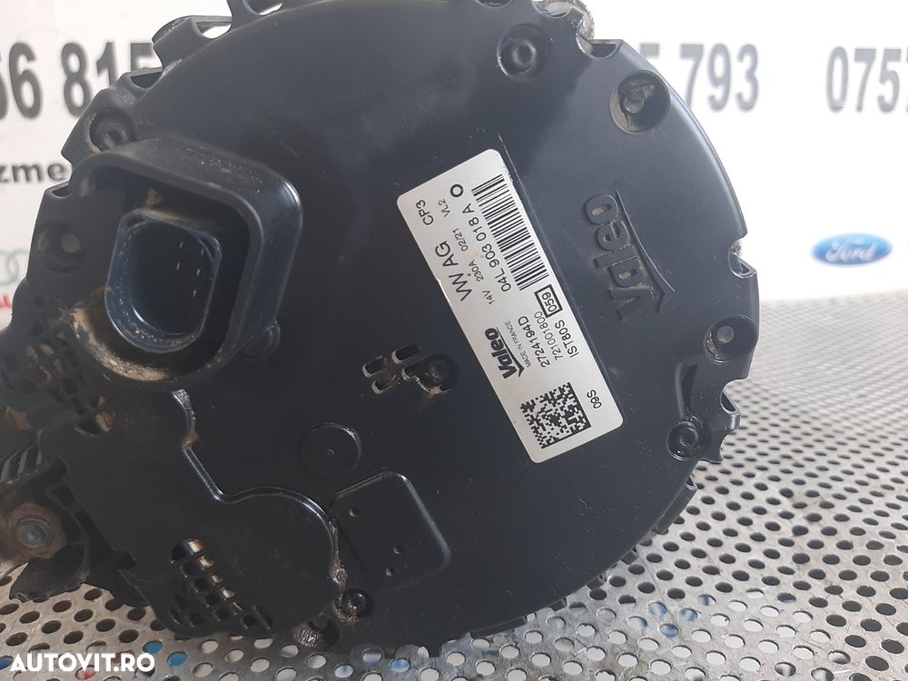 Alternator Vw Passat B8 Tiguan T-Roc Golf 7 Seat Skoda 2.0 Tdi Euro 6 Dupa 2018 Cod 04LA - 6