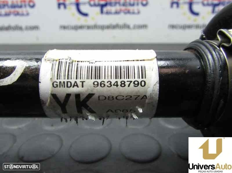 TRANSMISSÃO FRONTAL ESQUERDA CHEVROLET AVEO / KALOS SEDAN 2006 -96348790 - 3