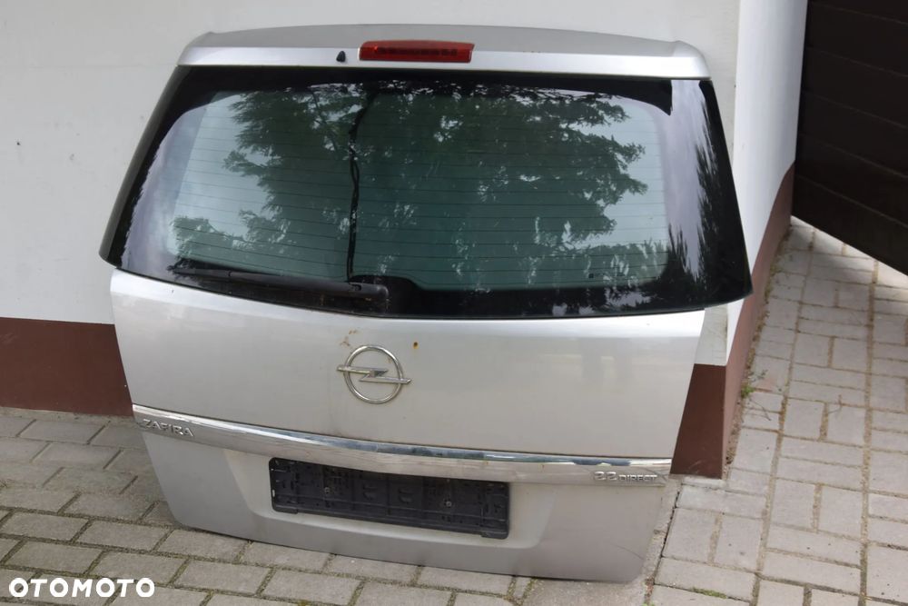 Opel Zafira B 05-14 Klapa bagażnika srebrna kompletna Z157 - 6