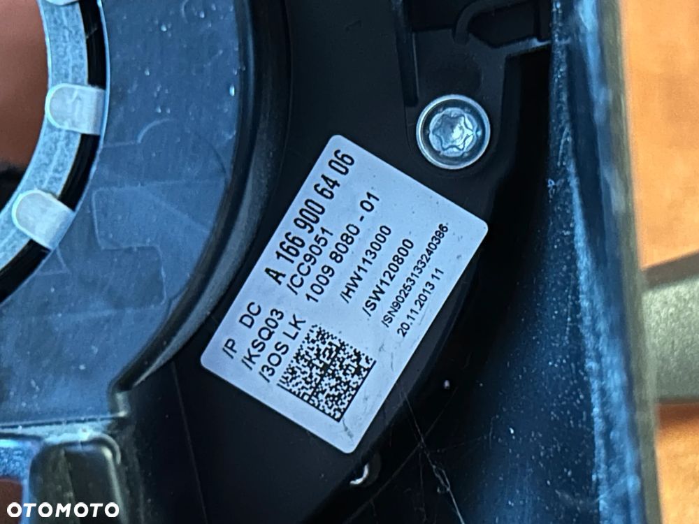 Przełącznik zespolony Mercedes-Benz ML W166 A1669006406 - 4