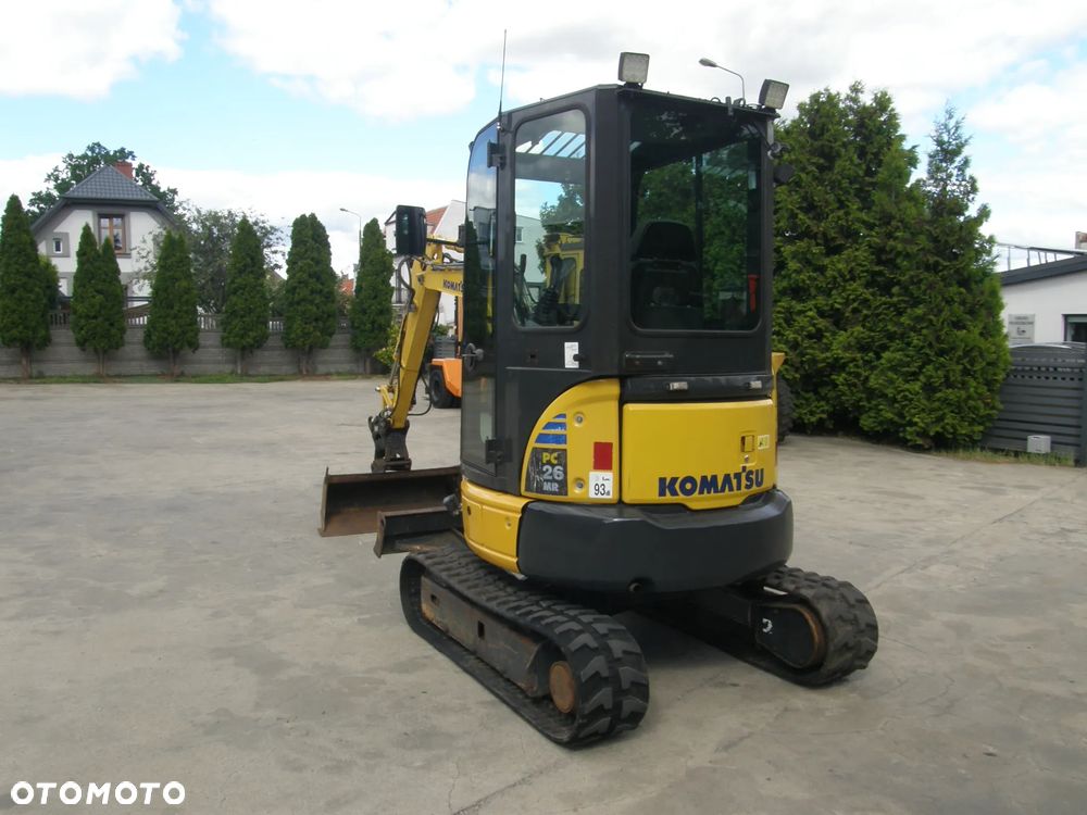 Komatsu PC26MR-3 2018rok szybkozłącze uchylne hydrauliczne sprowadzona - 9