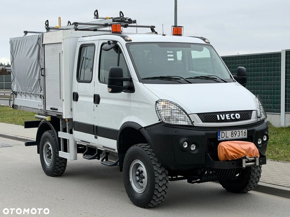 Iveco DAILY 55S17DW  4X4 SALON PL  1 WŁAŚCICIEL 100% BEZWYPADKOWE DOKA  7-OS - 39