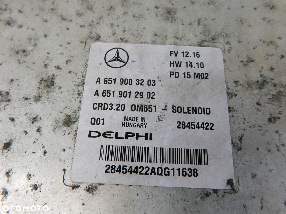 Zestaw startowy Mercedes Sprinter 906 2.2 CDI automat A6519003203 real foto - 4