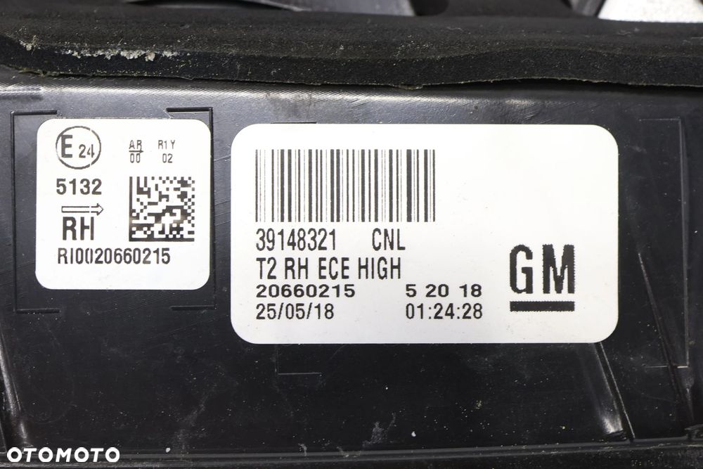 Opel Insignia B lampa tył prawa 39148321 - 2