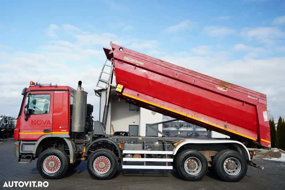 Mercedes-Benz ACTROS 4144 / 8x8 / BASCULATOR SPATE / MEILLER KIPPER / EURO 5 - 3
