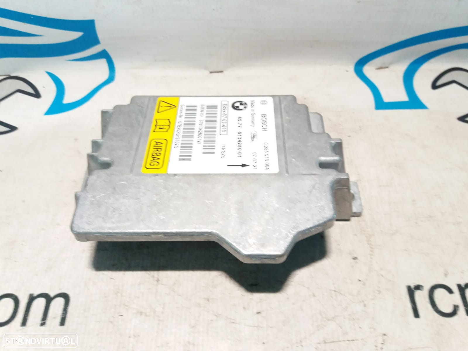 CENTRALINA ECU SENSOR AIRBAG BOSCH BMW 6577913428001 913428001 9134280 0285010064 31913428001W 07B2025H3102G BMW 1 E87 120D 16V 177CV N47D20A E81 E82 E88 SERIE 3 E90 E91 E92 E93 - 4