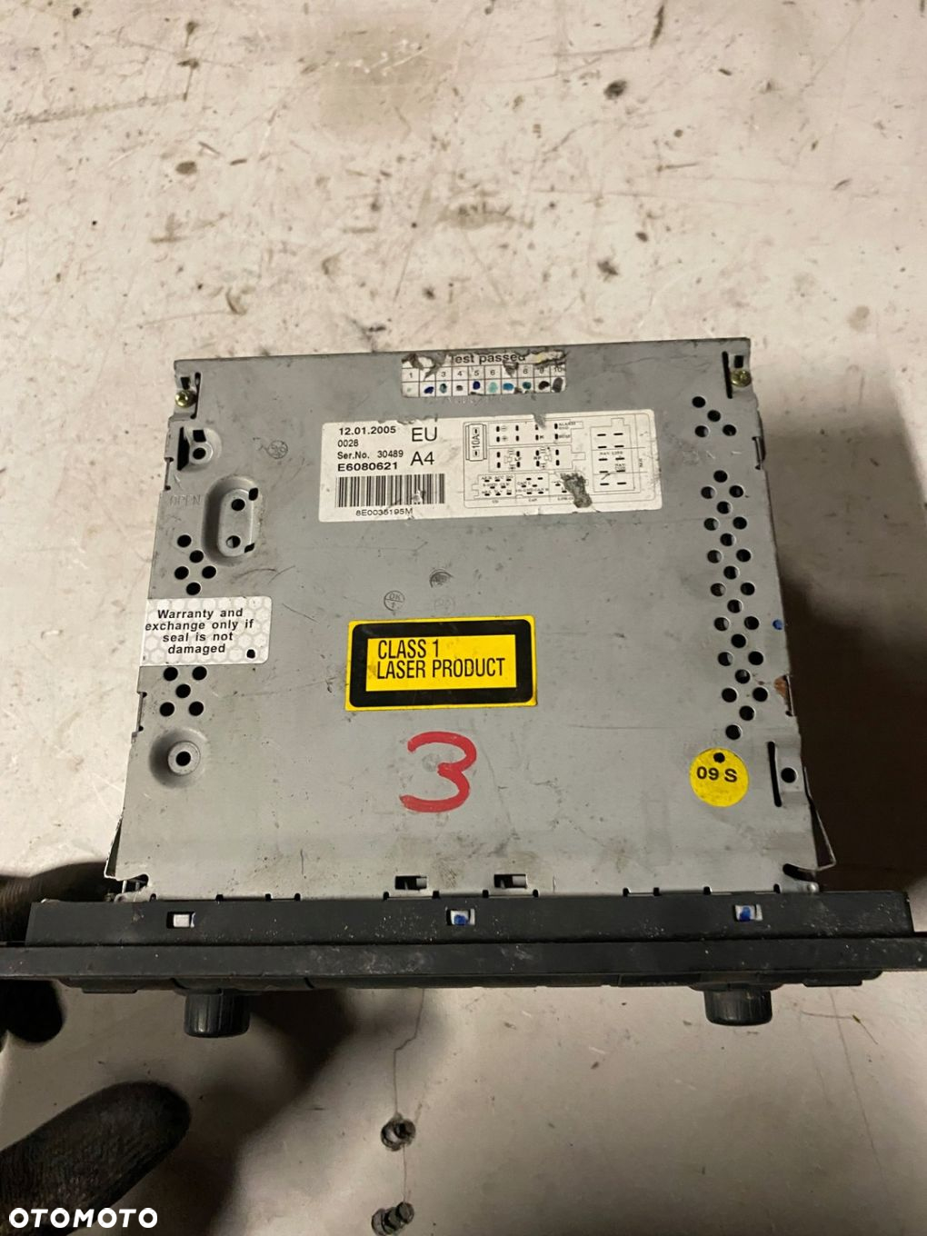 Radio CD 8E0035195M Audi A4 B7 - 4
