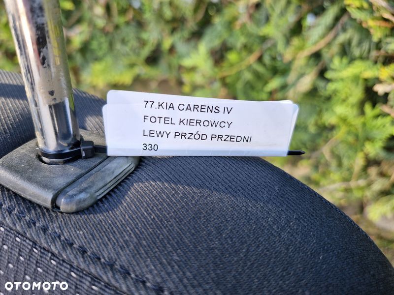 kia carens iv fotel kierowcy lewy przód przedni uk - 8