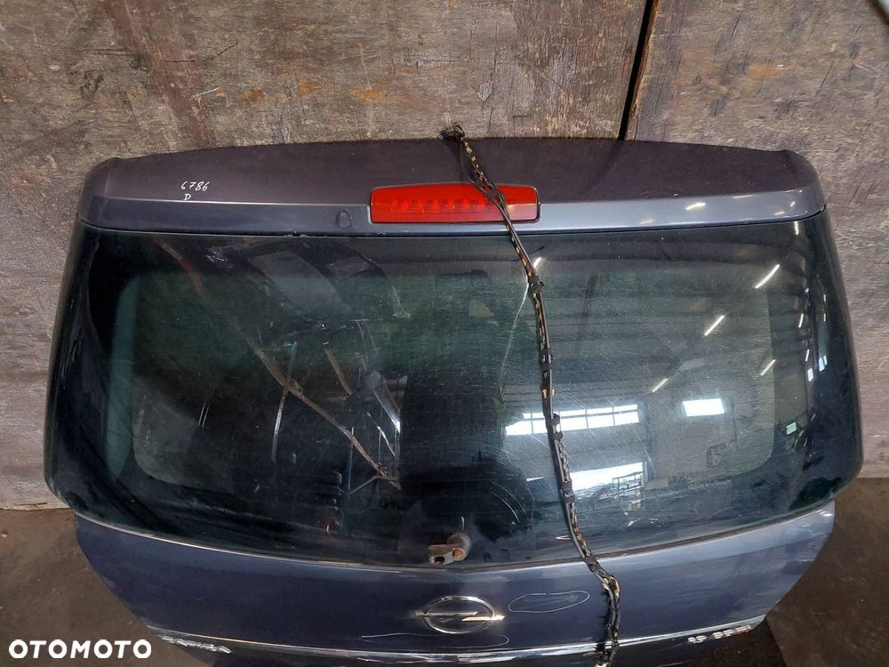 KOMPLETNY TYŁ KLAPA BAGAŻNIKA ZDERZAK TYŁ LAMPY OPEL ZAFIRA B LIFT Z168 - 9