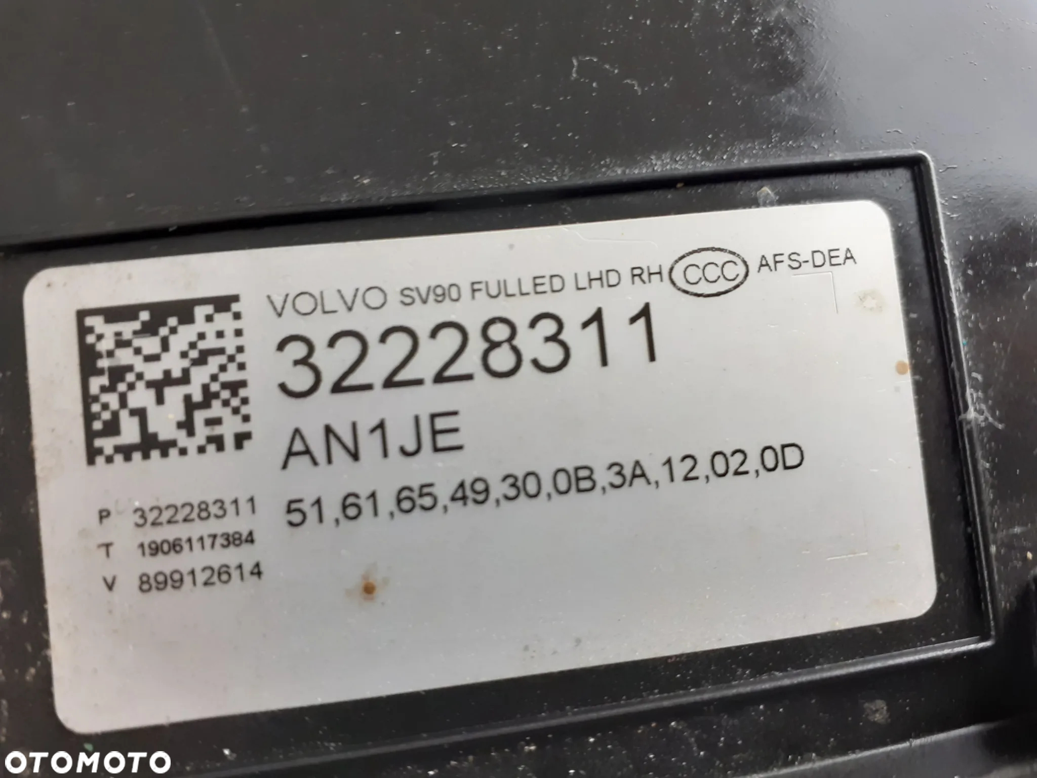 Lampa Volvo S90 V90 prawa full led 2017-2021.EUR. - 11