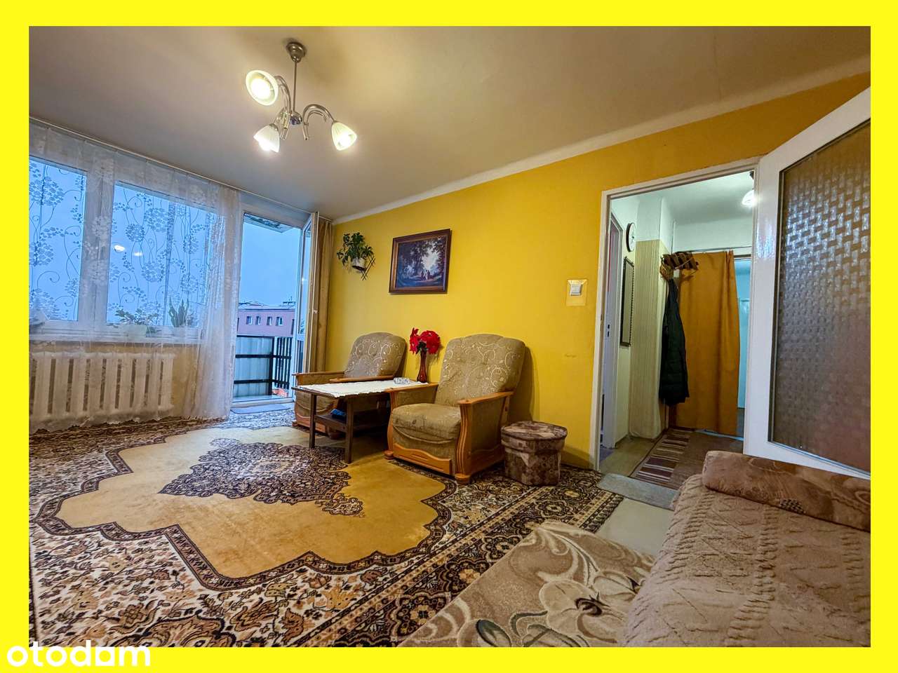 Narożne mieszkanie 68,4 m² w centrum Łukowa– 4 pokoje, balkon, parking