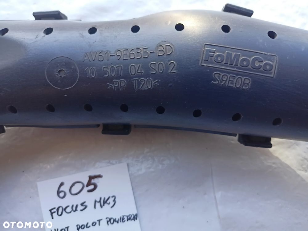 RURA DOLOT POWIETRZA FOCUS MK3 1.6 TDCI AV61-9E635-BD - 2
