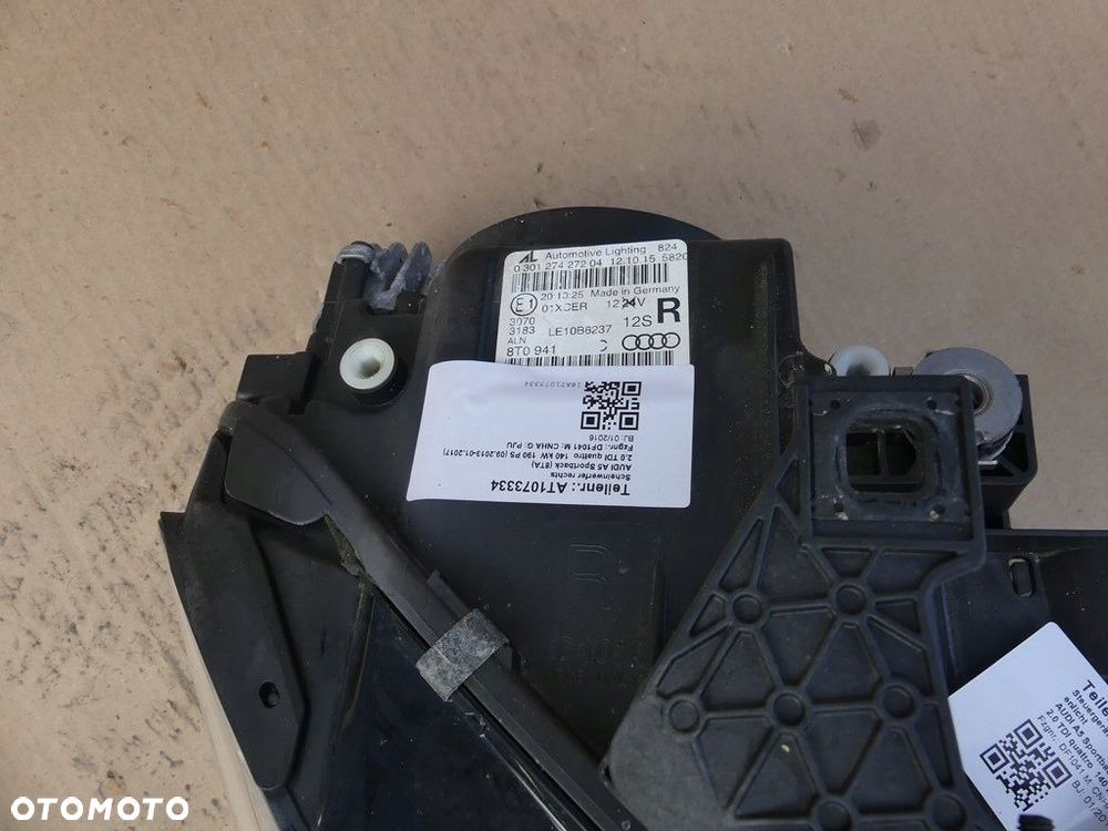 dw audi a5 s-line ly9c zderzak 4pdc maska błotniki xenony skrętne pas - 11