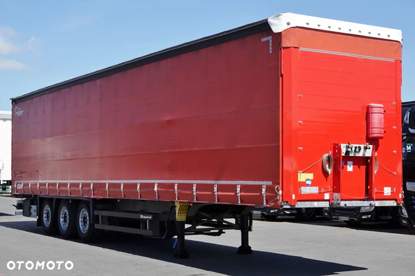 Schmitz Cargobull FIRANKA / STANDARD / 2 OSIE PODNOSZONE  / SPROWADZONA