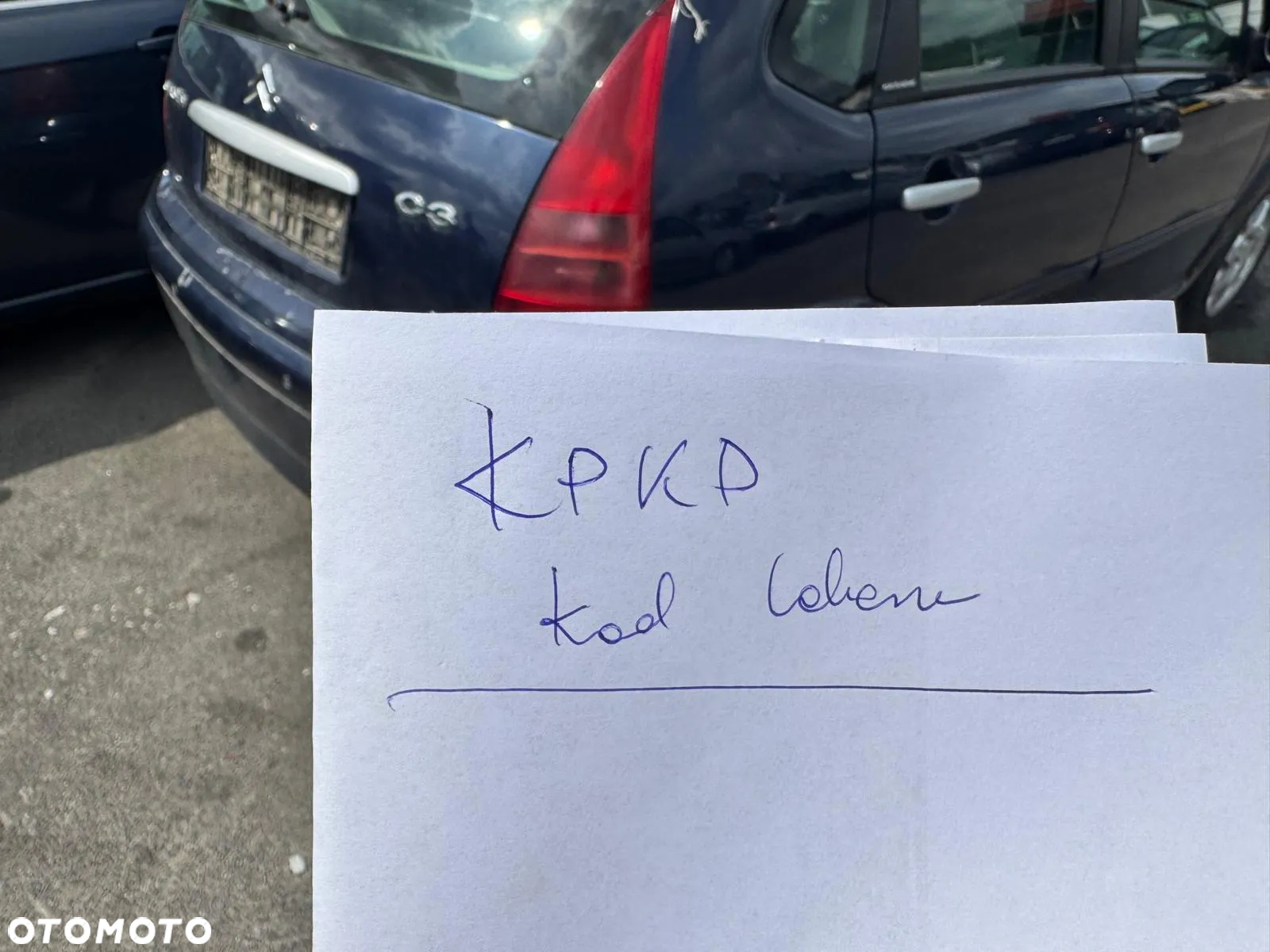 CITROEN C3 2003 poj. 1.4 diesel  68 KM - samochód cały na CZĘŚCI kod lakieru KPKD - 8
