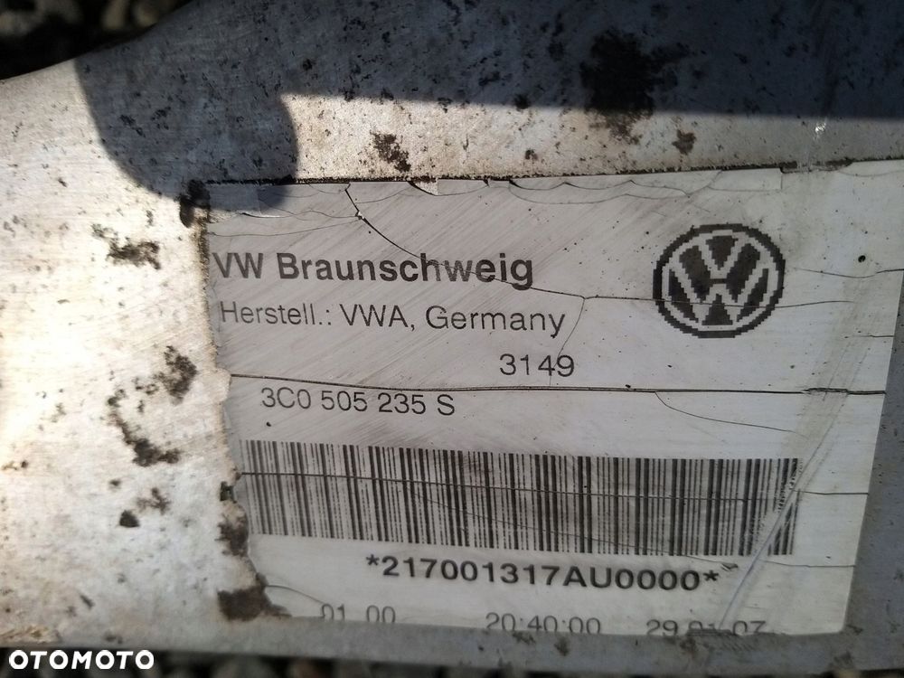 vw passat b6 4-motion 4x4 zawieszenie belka kołyska tył tylne 3c0505235s - 6
