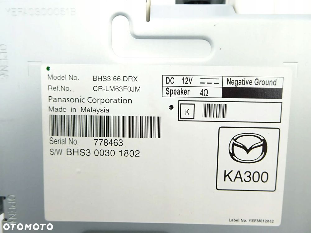 wzmacniacz audio mazda 3 iii bm 13-18r., - 4